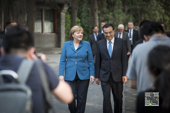 Angela Merkel und Li Keqiang
